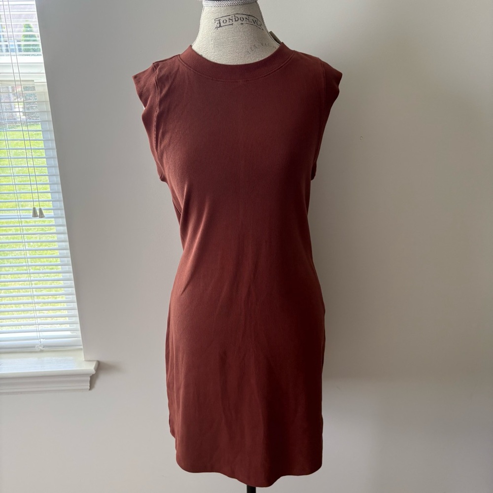 NWT A New Day Sleeveless Brown Dress